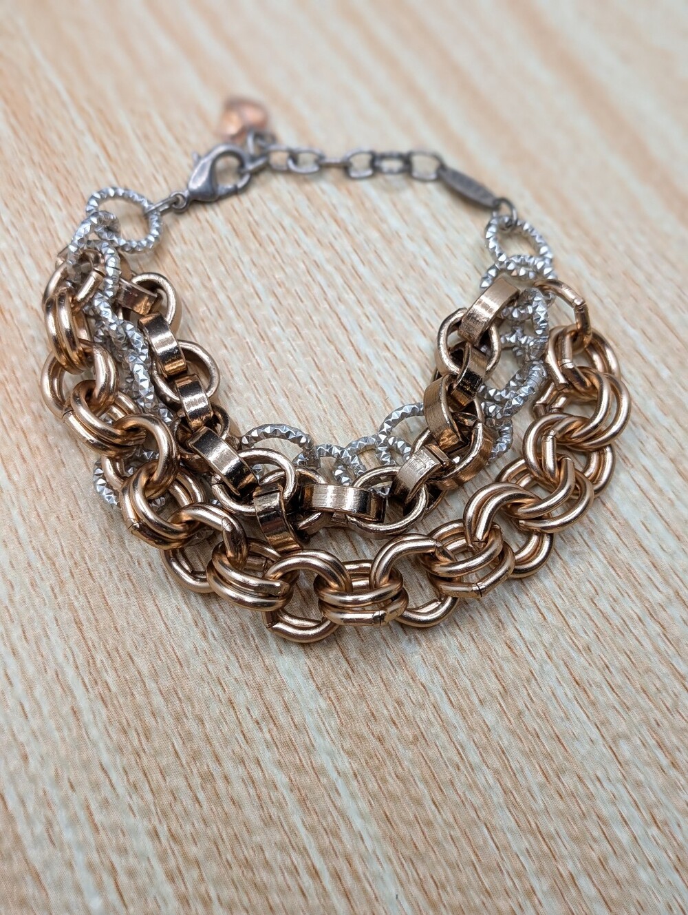 Sabika Two Tone Layered Bracelet